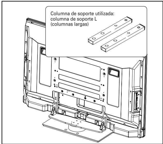 PIONEER PDK-TS25(B) - Seleccione las columnas de soporte que va a utilizar. - 1