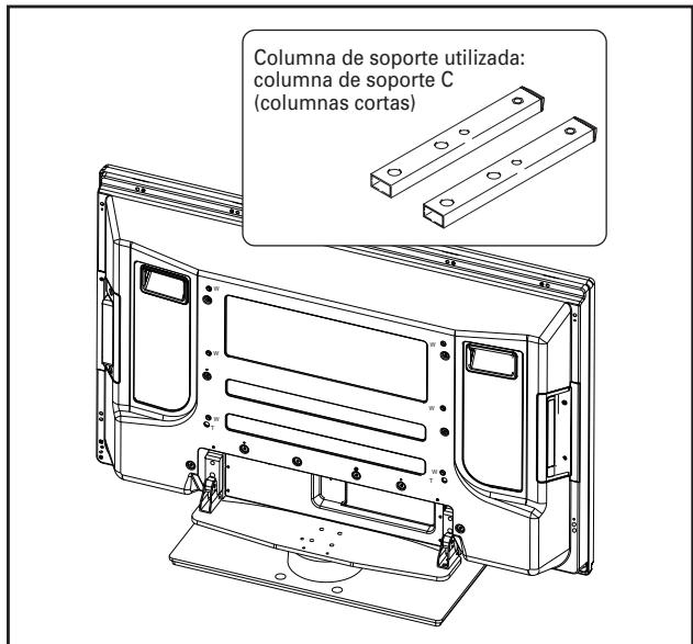 PIONEER PDK-TS25(B) - Seleccione las columnas de soporte que va a utilizar. - 2