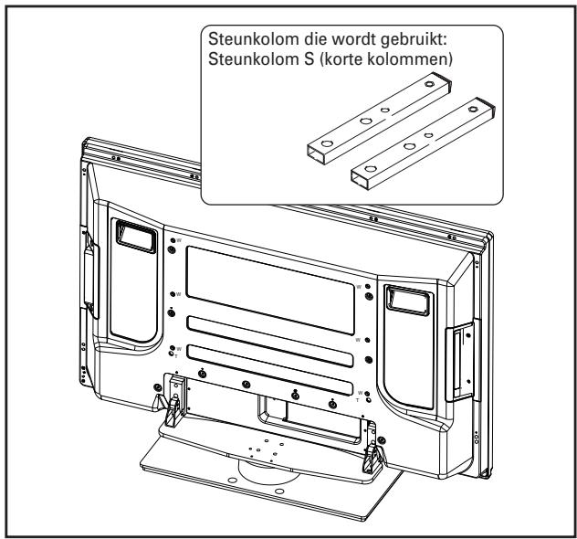 PIONEER PDK-TS25(B) - Kies de steunkolommen die moeten worden aangebracht. - 2