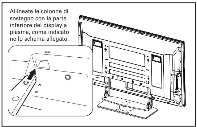 PIONEER PDK-TS25(B) - Montaggio del display a plasma sul supporto. - 1