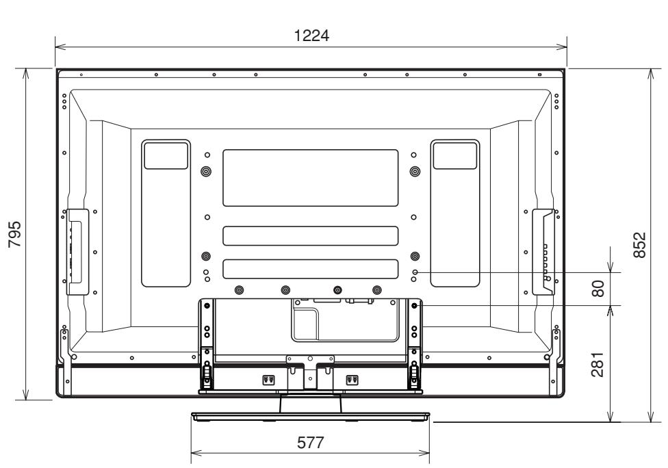 PIONEER PDK-TS25(B) - Model met display van 50 inch (onderspeakermodellen) - 1
