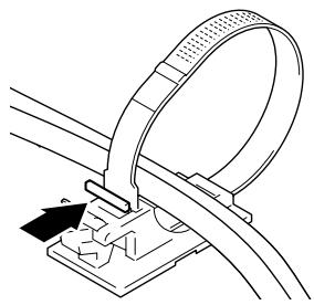 PIONEER PDK-TS25(B) - Using the cable binders - 4