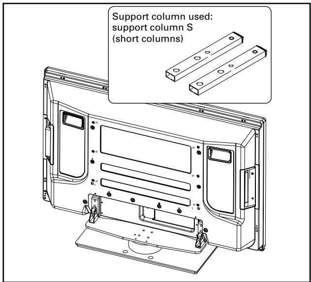 PIONEER PDK-TS25(B) - Select the support columns to attach. - 2