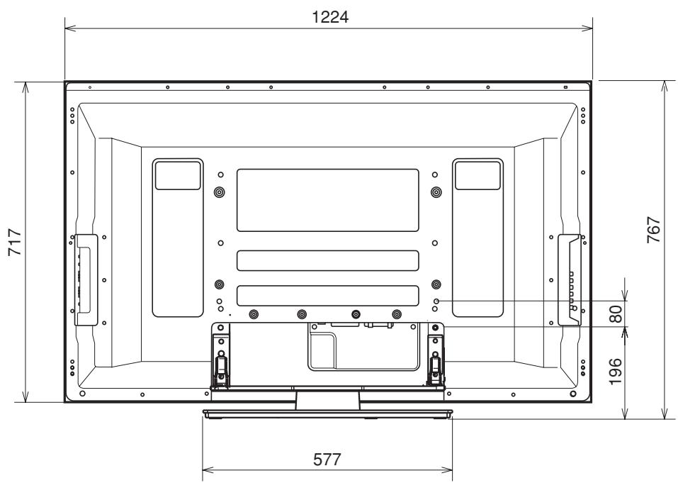 PIONEER PDK-TS25(B) - Ecran d'affichage 50 pouces (sauf modèles sans haut-parleur du dessous) - 1