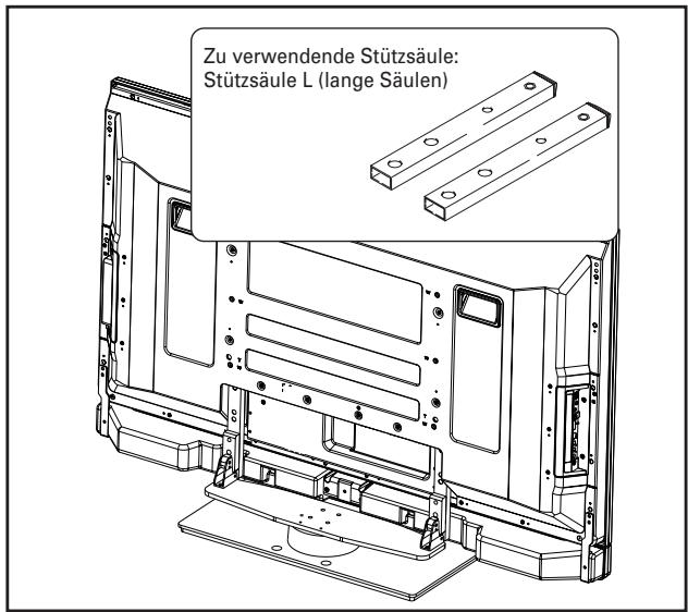 PIONEER PDK-TS25(B) - Wählen Sie die zu befestigenden Stützsäulen. - 1