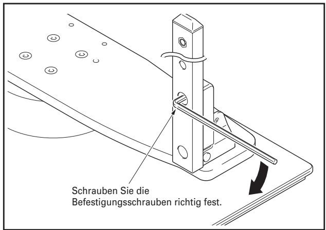PIONEER PDK-TS25(B) - Schrauben Sie die Befestigungsschrauben richtig fest (4 Positionen links und rechts). - 1