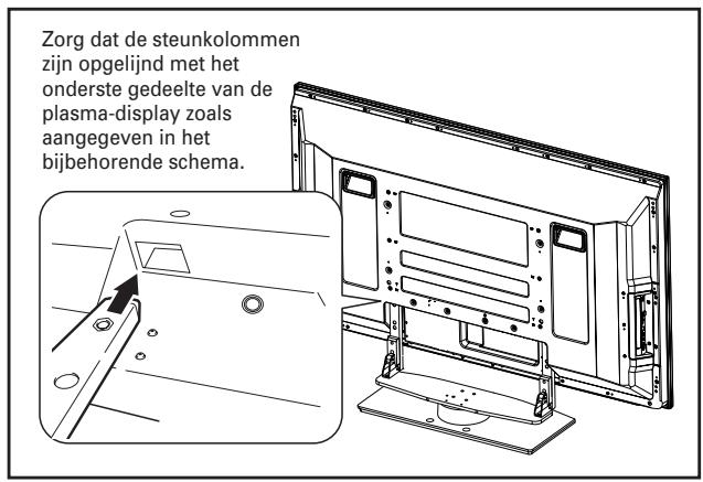 PIONEER PDK-TS25(B) - Bevestig de plasma-display aan de staander. - 1