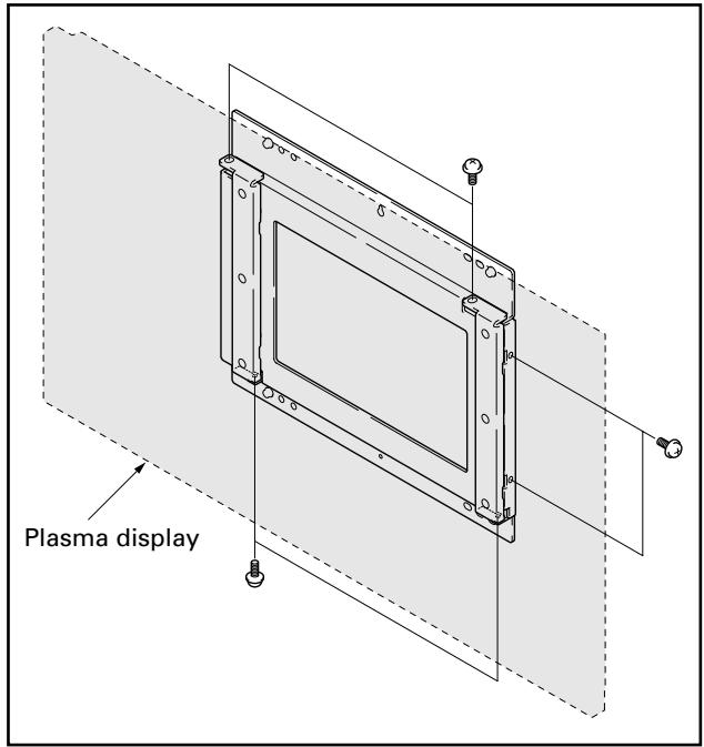 PIONEER PDK-WM02 - Removing screws fixing the PDP side metal fitting. - 1