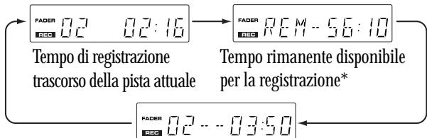 PIONEER PDR-509 - Durante la riproduzione, premere TIME per farambiare la visualizzazione delle informazioni. - 2