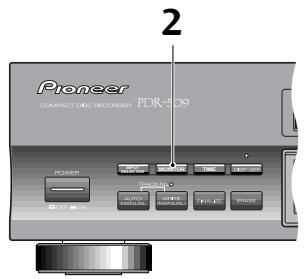 PIONEER PDR-509 - Monitoraggio di una fonte - 1