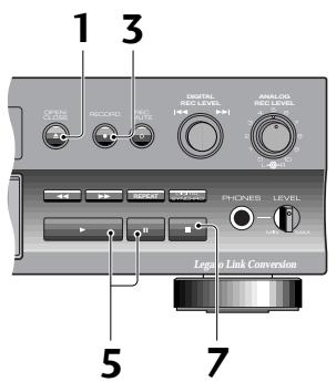 PIONEER PDR-509 - Registrazione manuale da una fonte digitale - 1