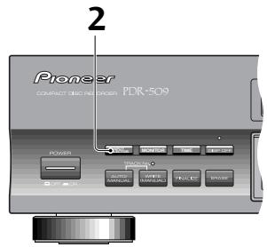 PIONEER PDR-509 - Registrazione di una pista da una fonte digitale - 2