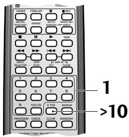 PIONEER PDR-509 - Sélectionner une piste - 1