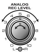 PIONEER PDR-509 - Ajustez le niveau d'enregistrement avec les commandes REC LEVEL. - 1
