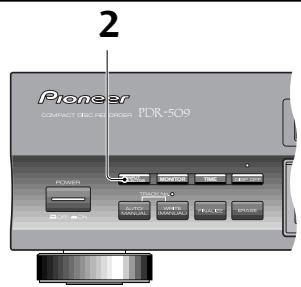 PIONEER PDR-509 - Enregistrement sur une piste à partir d'une source numérique - 2
