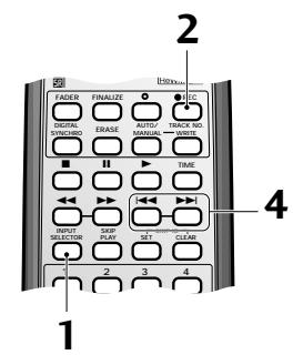 PIONEER PDR-509 - Réglage du Niveau d'Enregistrement numérique - 3