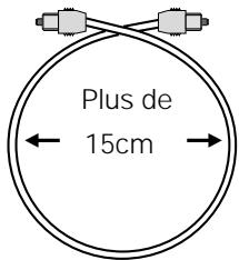 PIONEER PDR-509 - Rangement du cable optique - 1
