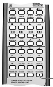 PIONEER PDR-509 - Riproroduzione delle piste in ordine casuale - 1