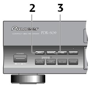 PIONEER PDR-509 - Enregistrement d'une source analogue - 2
