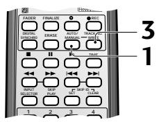 PIONEER PDR-509 - Numerazione delle piste - 2