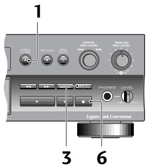PIONEER PDR-509 - Registrazione di tutte le piste da una fonte digitale - 1