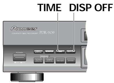 PIONEER PDR-509 - Visualizzazione delle informazioni sul disco - 2