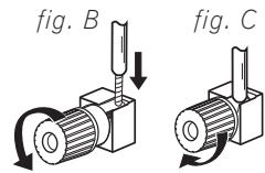 PIONEER A-A6MK2-K - Raccordements avec fil dénudé - 2