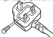 PIONEER A-A6MK2-K - If the fitted moulded plug is unsuitable for your socket outlet, then the fuse shall be removed and the plug cut off and disposed of safely. There is a danger of severe electrical shock if the cut off plug is inserted into any 13 amp socket. - 1