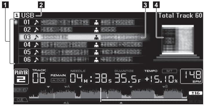 PIONEER CDJ-2000 - Utilisation de la touche [TAG LIST] - 1