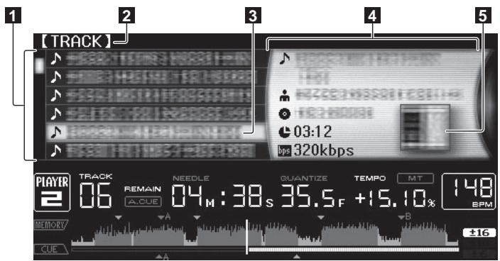 PIONEER CDJ-2000 - Scorrimento di librerie e cartelle - 1
