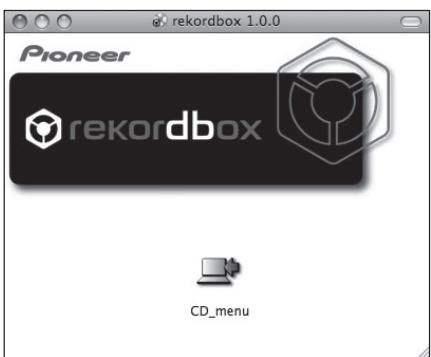 PIONEER CDJ-2000 - Wenn die mitgelieferte CD-ROM in das CD-Laufwerk des Computers eingesetzt wird, öffnet sich das CD-Laufwerk auf dem Bildschirm. Donnelklicken Sie auf das [CD menu appl]Icon. - 1