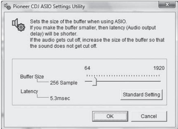 PIONEER CDJ-2000 - Click Windows [Start] menu > [All Programs] > [Pioneer] > [Pioneer CDJ] > [Pioneer CDJ ASIO Settings Utility]. - 1