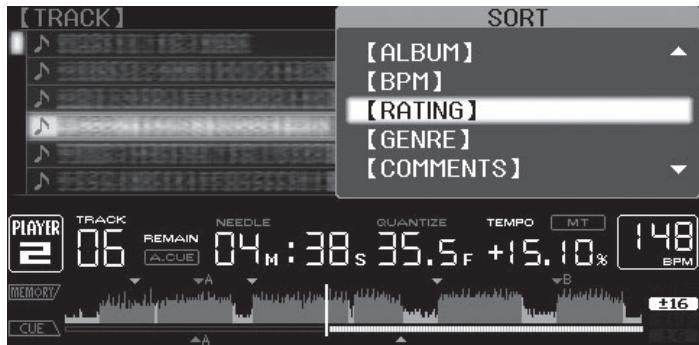 PIONEER CDJ-2000 - Press [MENU/UTILITY] while the tracks are displayed. - 1