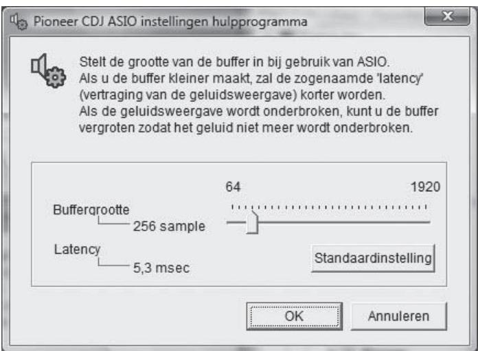 PIONEER CDJ-2000 - Aanpassen van de buffercapaciteit (Windows) - 1