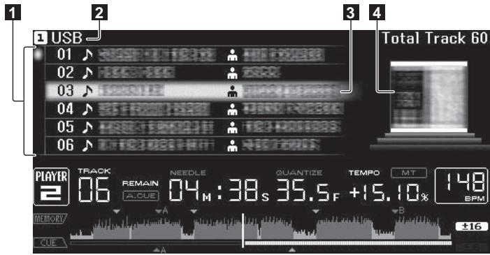 PIONEER CDJ-2000 - Uso del pulsante [TAG LIST] - 1