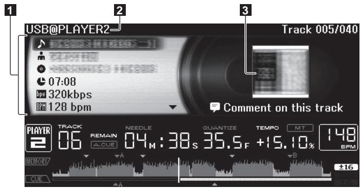 PIONEER CDJ-2000 - Using the [INFO] button - 1