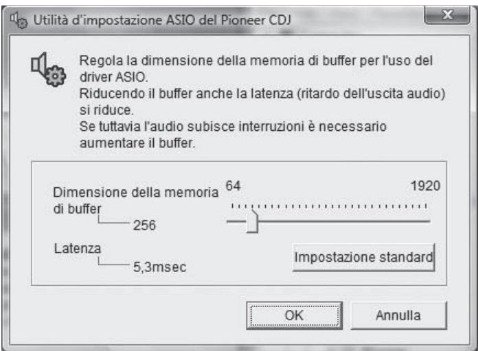 PIONEER CDJ-2000 - Fare cliq sul menu Windows [Start]>[Tutti i programmi]>[Pioneer]>[Pioneer CDJ]>[Utilità d'impostazione ASIO del Pioneer CDJ]. - 1