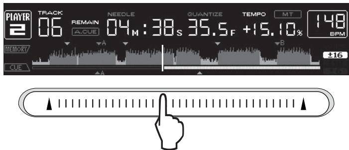 PIONEER CDJ-2000 - Wiedergabe von der Position, bei der das Pad berührt wurde - 1