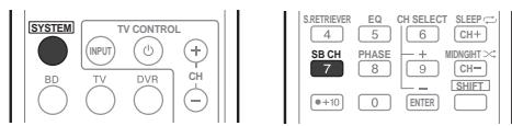 PIONEER HTP-600 - Gebruik van surround-achterkanaal verwerking - 1