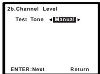 PIONEER HTP-600 - Select 'Channel Level' from the Manual SP Setup menu. - 2