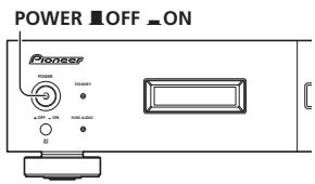 PIONEER PD-D6MK2-K - Mise sous tension - 1