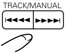 PIONEER PD-M426A - Manueller Suchlauf — Suehe nach einem bestimmten Abschnitt - 1