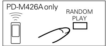 PIONEER PD-M426A - RANDOM PLAYBACK - TO PLAY ALL TRACKS IN RANDOM ORDER - 2