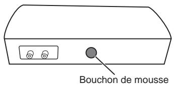 PIONEER S-31C-K - Utilisation du bouchon de mousse - 1