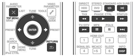 PIONEER SC-LX73 - Commandes de lecture de base - 2