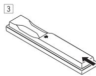 PIONEER SC-LX73 - Einlagen der Batterien - 2