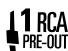 PIONEER TS-S101PRS - SORTIES PREAMPLI RCA (1,2,3) - 1