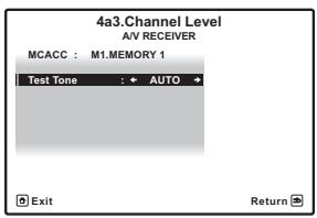 PIONEER VSX-LX52 - Sélectionnez 'Channel Level' sur le menu Manual SP Setup. - 2