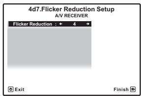 PIONEER VSX-LX52 - Sélectionnez 'Flicker Reduction Setup' sur le menu Other Setup. - 2