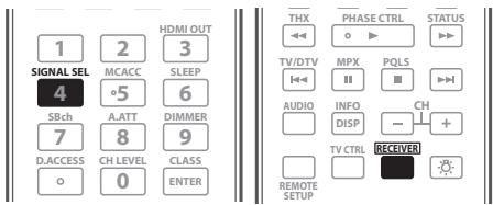 PIONEER VSX-LX52 - Choix du signal d'entrée - 1